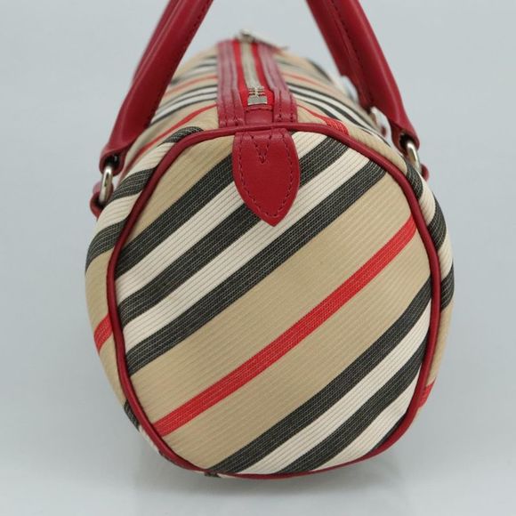 Burberry Nova Check Beige Canvas Handbag (Pre-Owned) - Picture 4 of 16